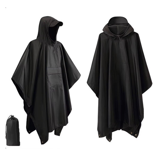 RainShield™ - Poncho Impermeable Convertible 3-en-1