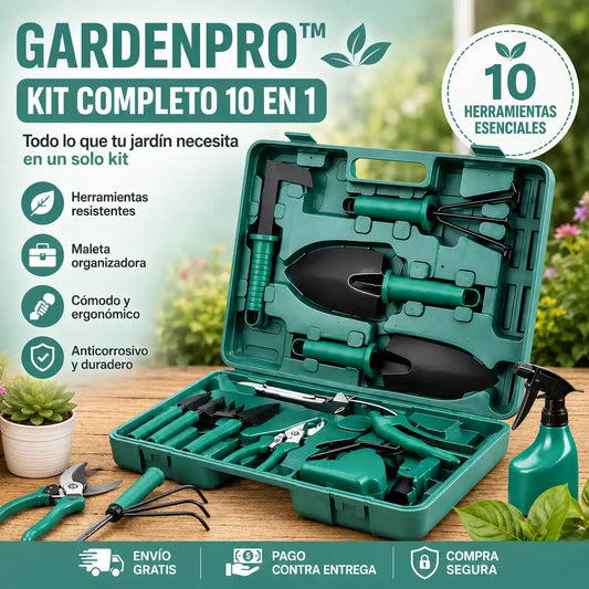 GardenPro™ - Todo lo que tu jardín necesita en un solo kit