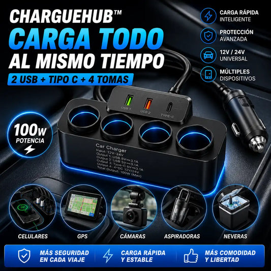 ChargeHub™ - Convierte tu carro en una estación de carga inteligente