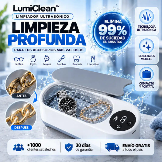 LumiClean™ – Tecnología de ultrasonido portátil