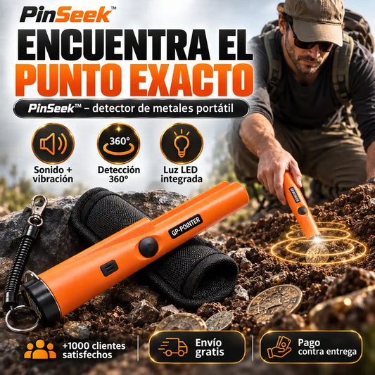 PinSeek™ – Detector de Metales Portátil
