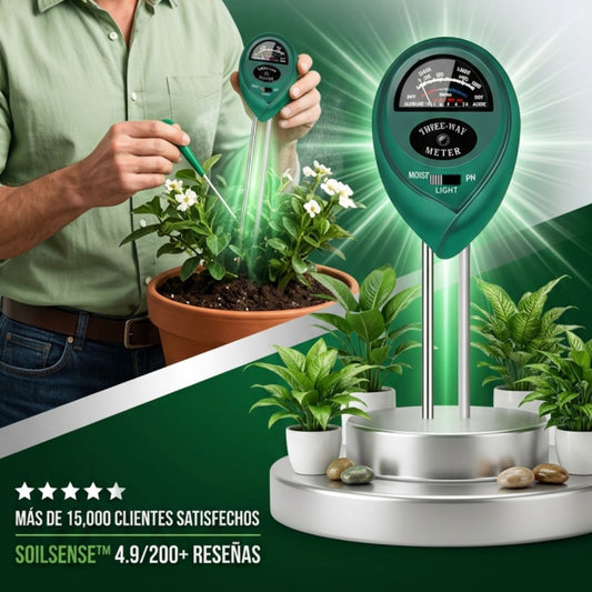 SoilSense™ - Cuida tus plantas con precisión en segundos