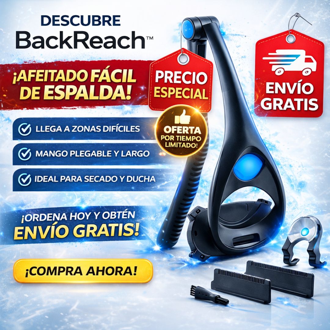 BackReach™ – Afeitadora de Espalda Sin Ayuda