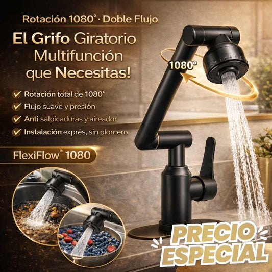 FlexiFlow™ – Grifo Giratorio Multifunción
