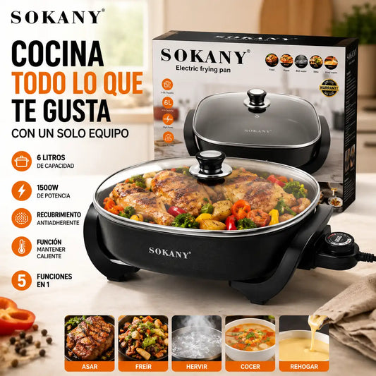 ChefSquare™ - Olla Eléctrica Multifuncional 6L