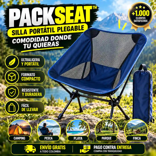 PackSeat™ – Silla Portátil Plegable