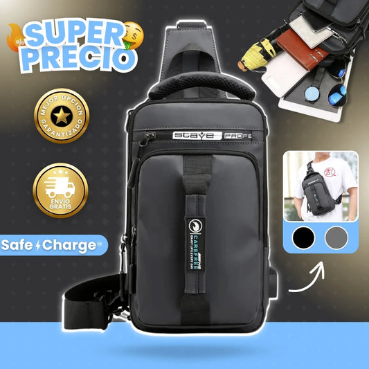 SafeCharge™ – Tu bolso inteligente con carga USB y diseño antirrobo