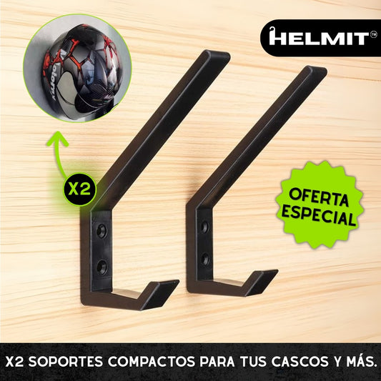 Helmit™ - Soporte compacto para tus cascos y más