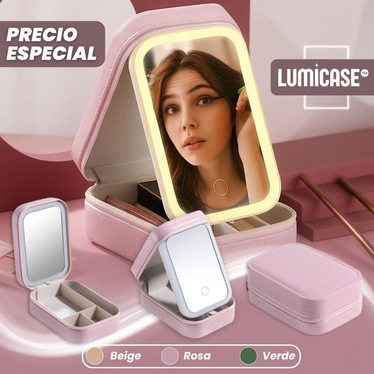 LumiCase™ – Estuche con Espejo LED