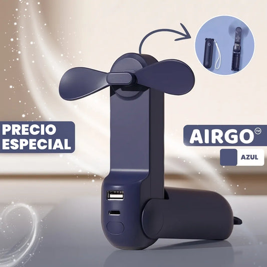 AirGo™ – Frescura, luz y carga en tu bolsillo