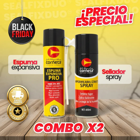 SealFix Duo™ – Combo para sellar y rellenar filtraciones